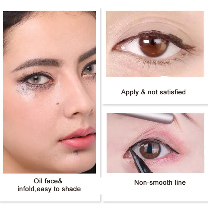 Vannfast eyeliner med ett hode