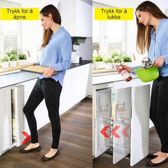 Magnetisk skyveåpning