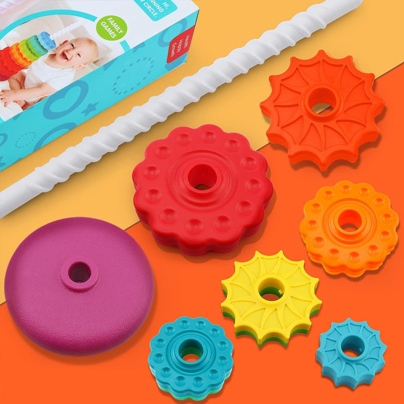 Regnbue-roterende leketøy