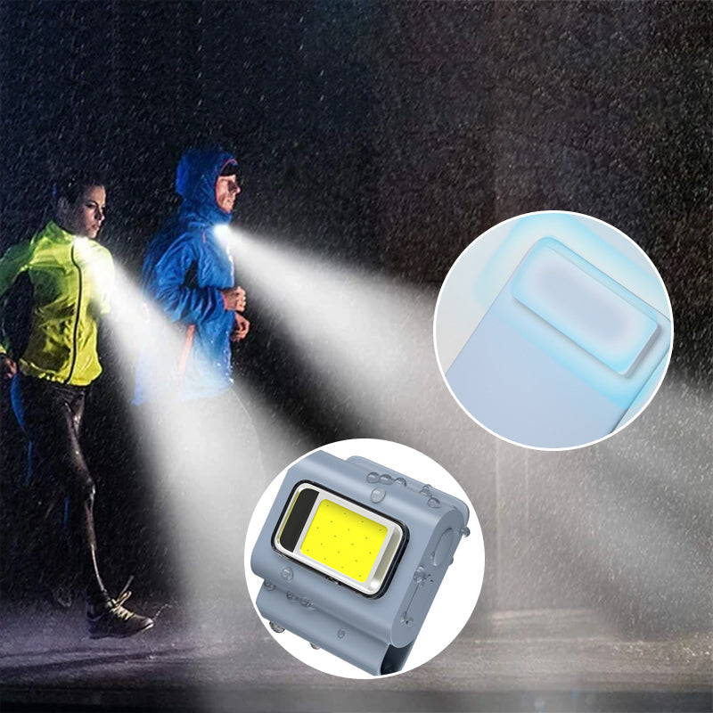 LED-lys med magnetisk klesklype