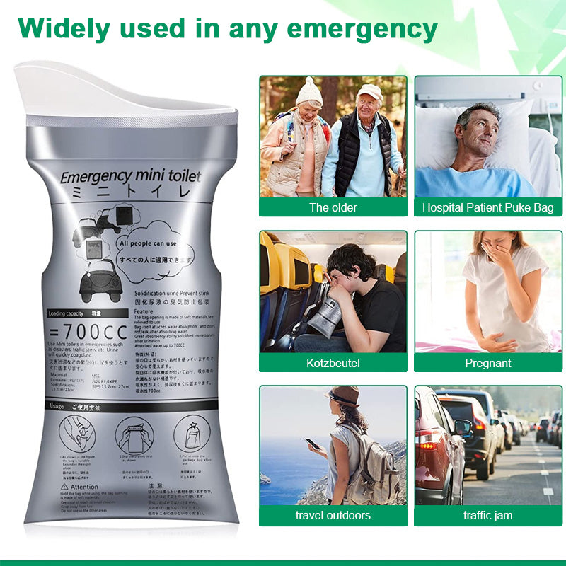 Portable Travel Disposable Urine Bag