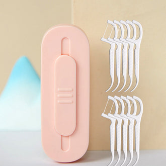 Bærbar Toveis Flossdispenser