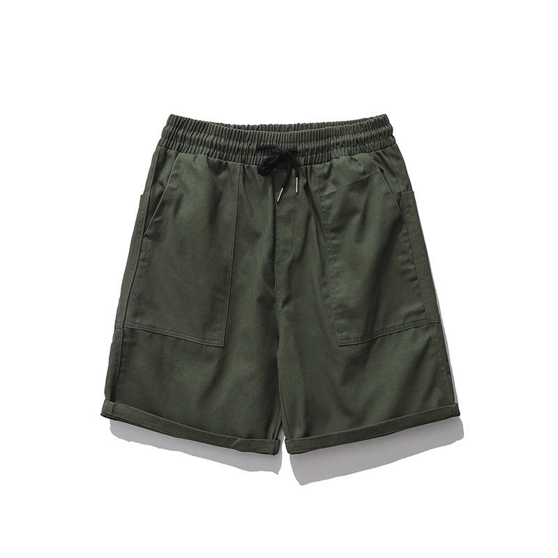 Lett bomulls cargo-shorts for menn