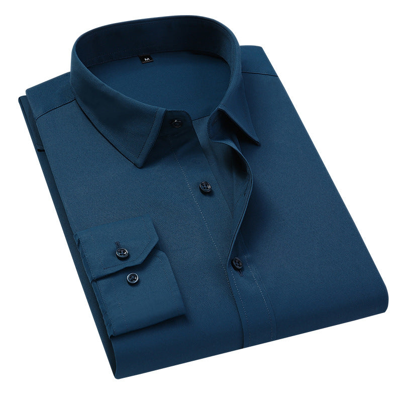 Slim fit stretchy herreskjorte