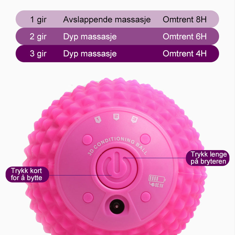 Elektrisk yogamassasje ball