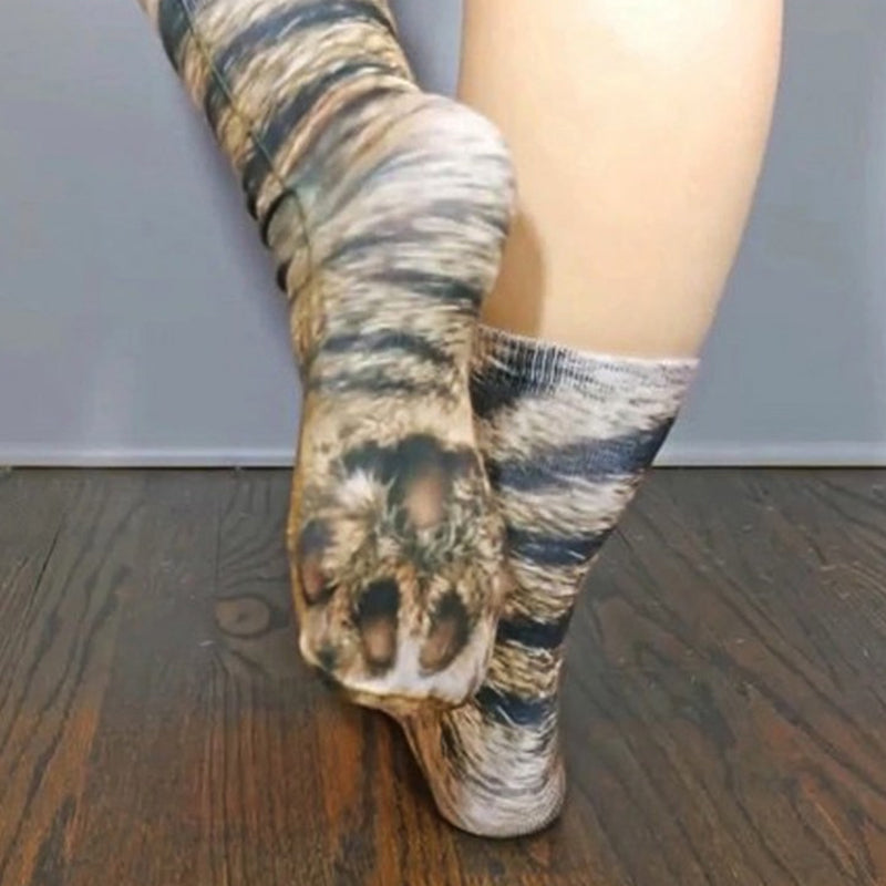 Flurry 3D Animal Paw Sokker-[ONE SIZE FITS ALL]