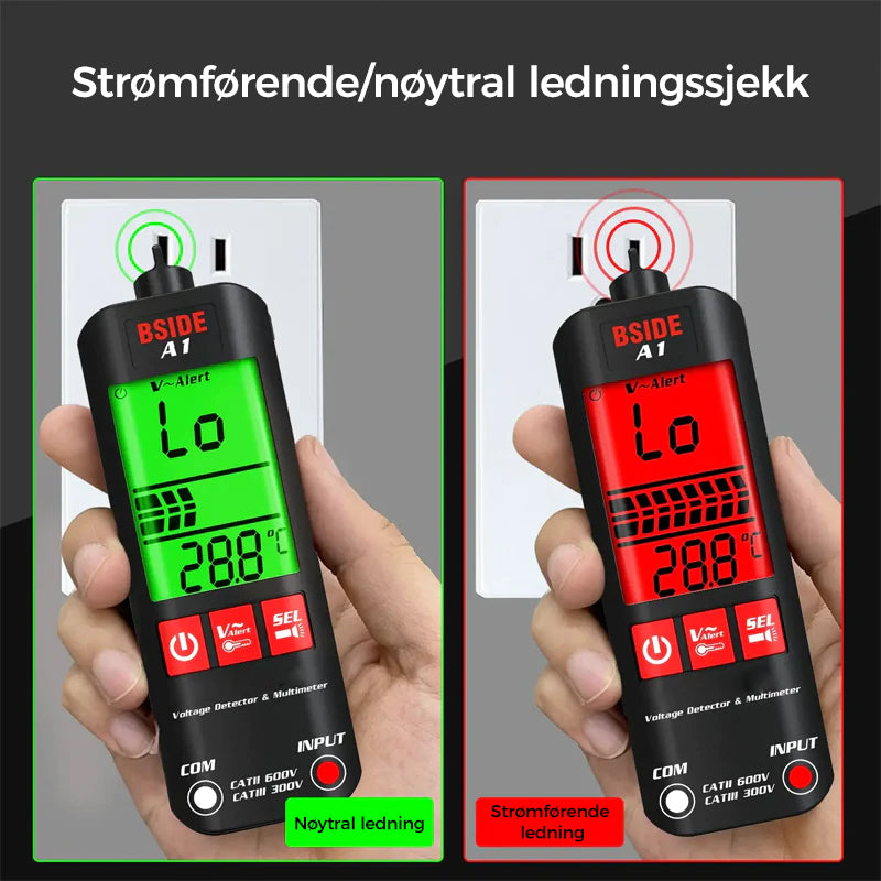 A1 Helautomatisk Anti-Burn Intelligent Digital Multimeter