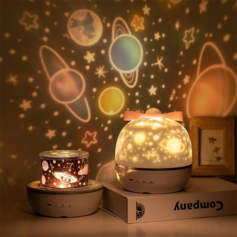 360 Rotation Starry Sky-projektor