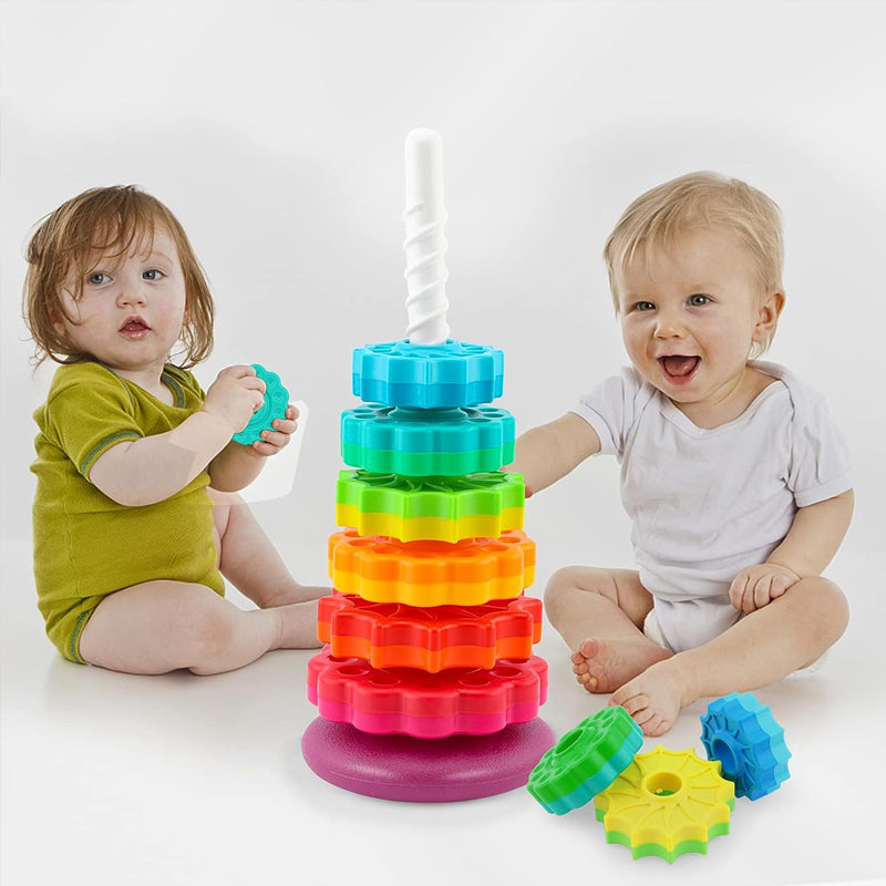 Regnbue-roterende leketøy