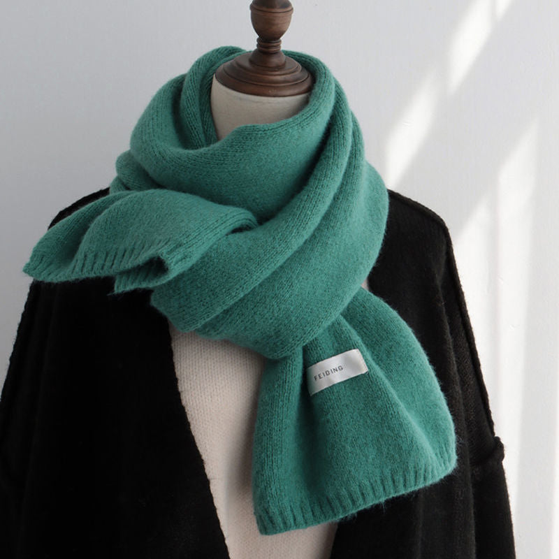 Warm all-match knitted scarf