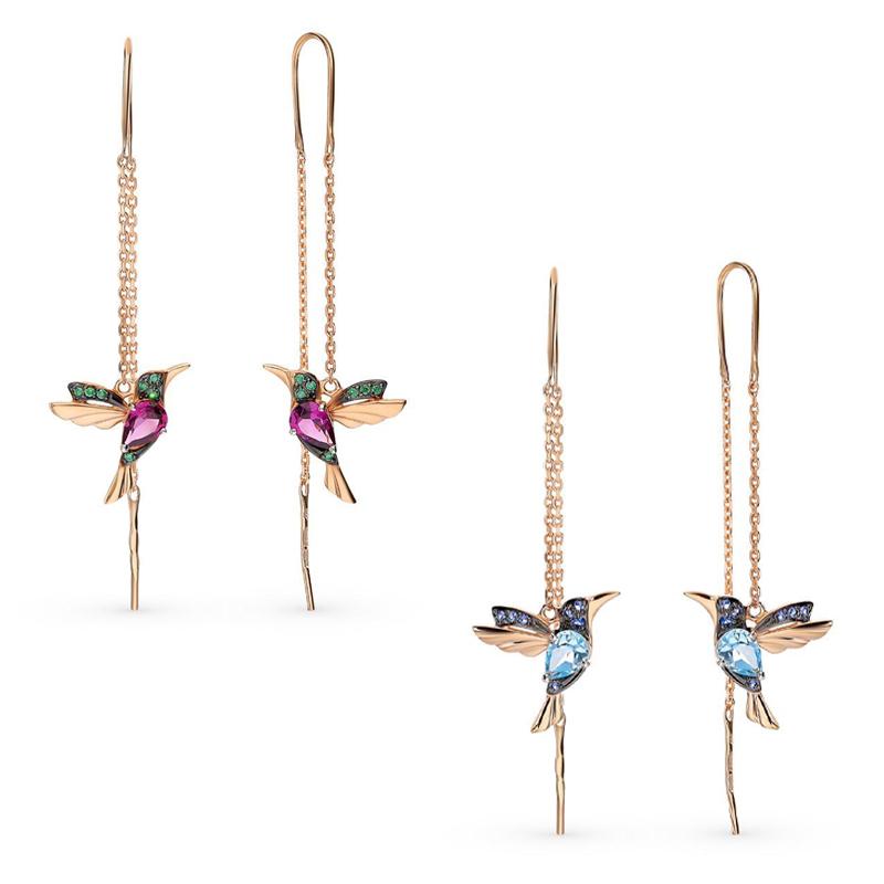 Elegante Hummingbird øredobber for kvinner