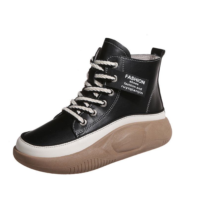 Women's High Top Thick Sole Martin Boots