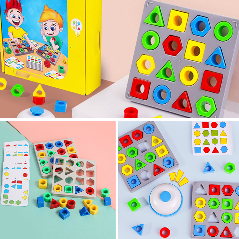 Shape Matching and Color Sensory Educational Game