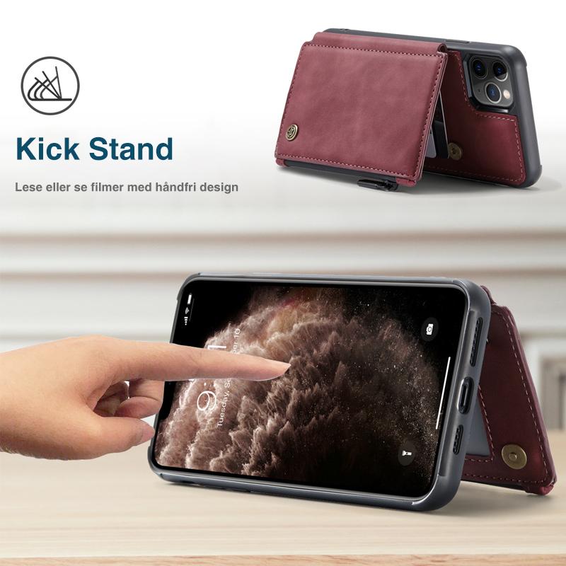 Multifunksjonell lommebokveske til iPhone 12 -serien