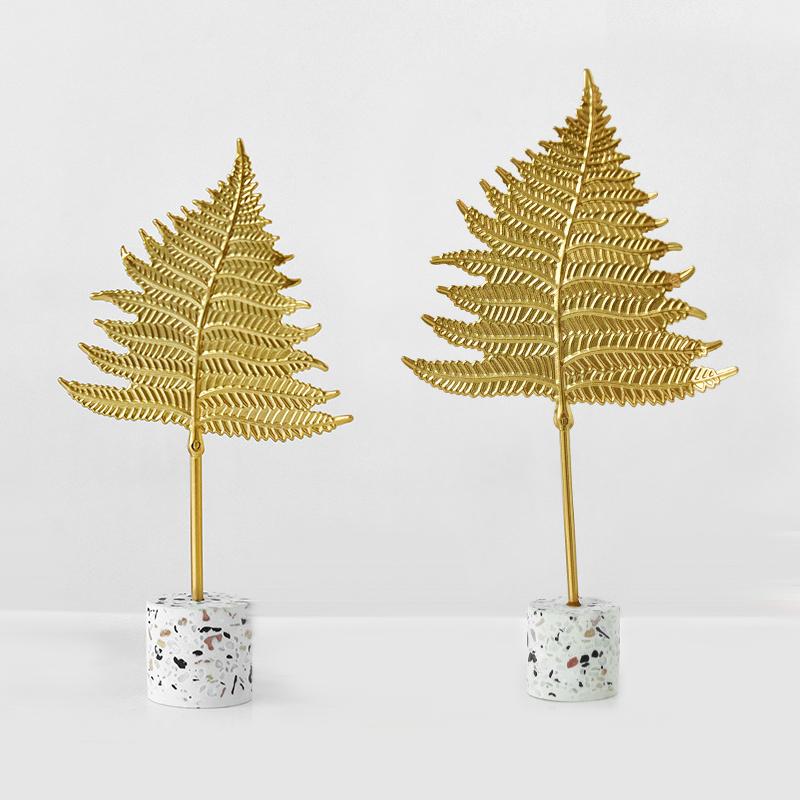 Golden Leaves Ornaments