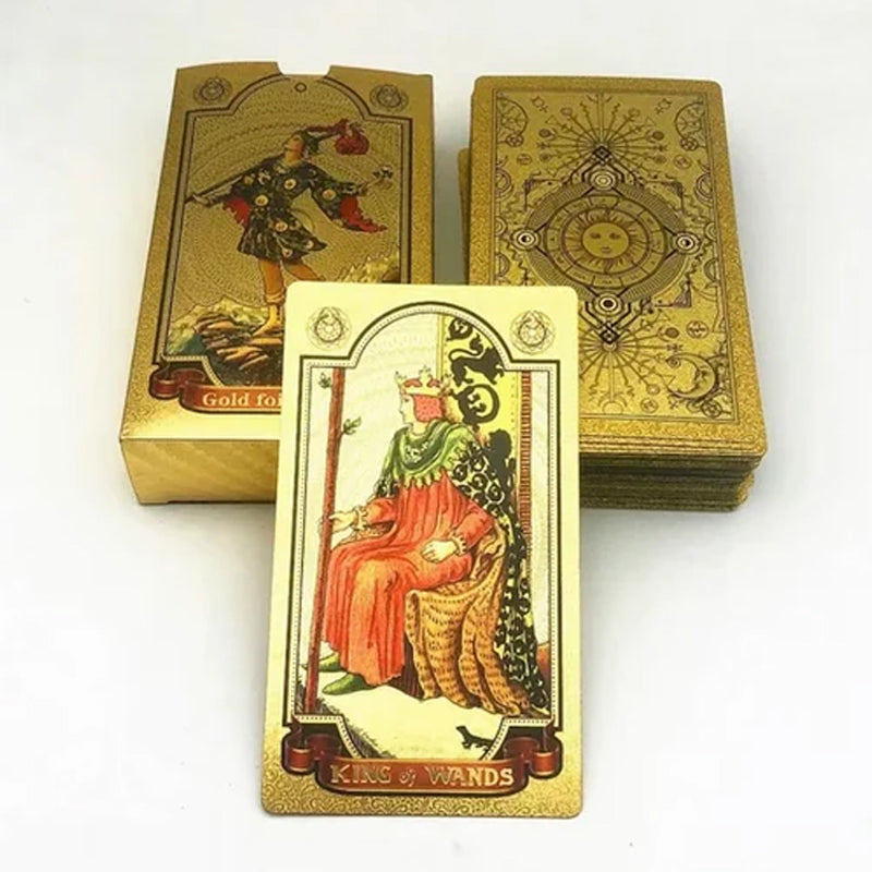 Tarot i gullfolie