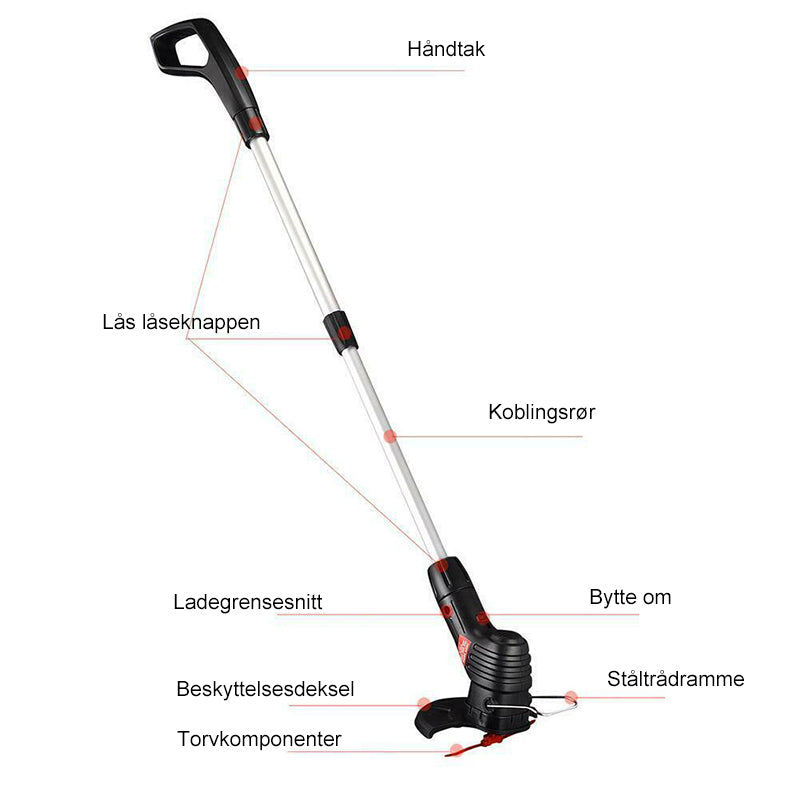 Bærbar elektrisk gressklipper