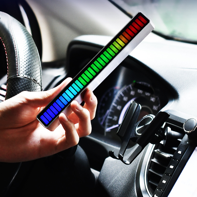 RGB bil blendende lyd kontrollert led lys