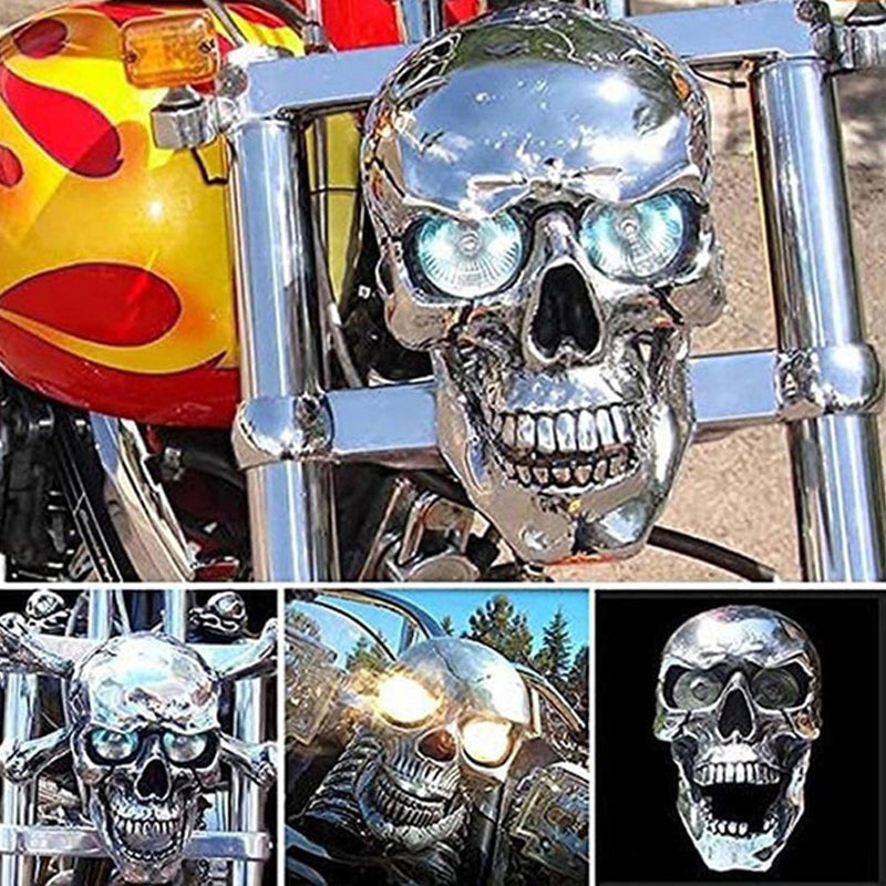 Motorsykkel Skull Hodelykt Universal Hodelykt LED