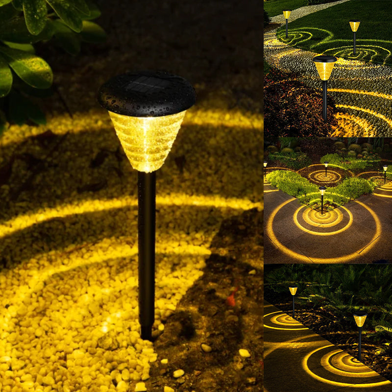 Vanntette solcelleplenlamper (2 STK)