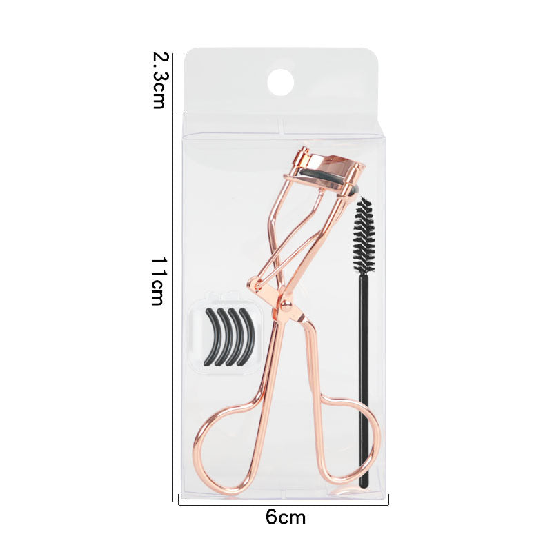 Eyelash curler with brush