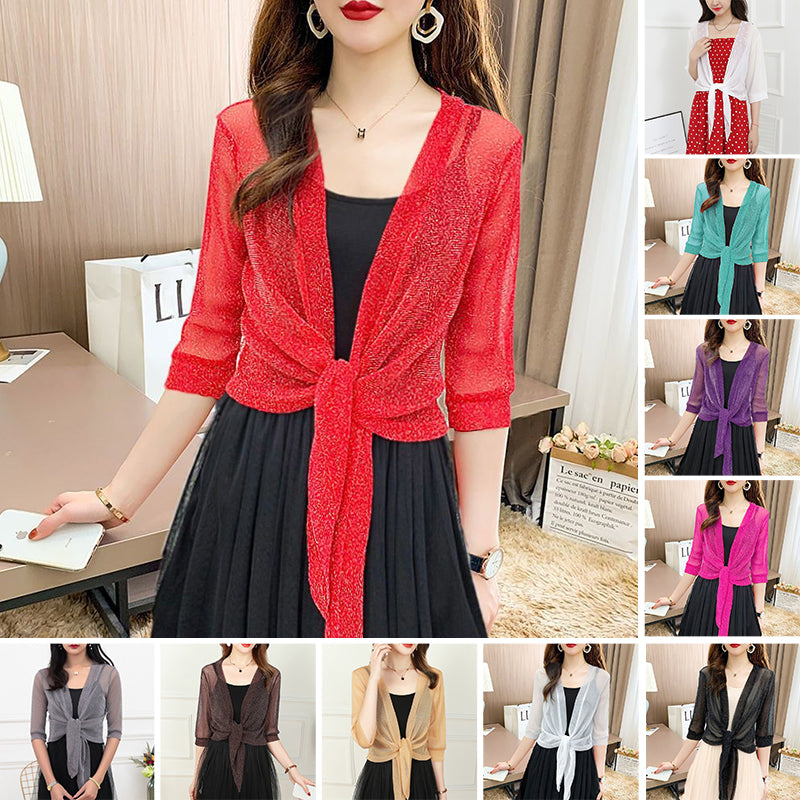 Pearl Ice Silk Sunblock Thin Cape