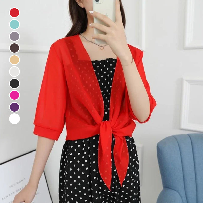 Pearl Ice Silk Sunblock Thin Cape