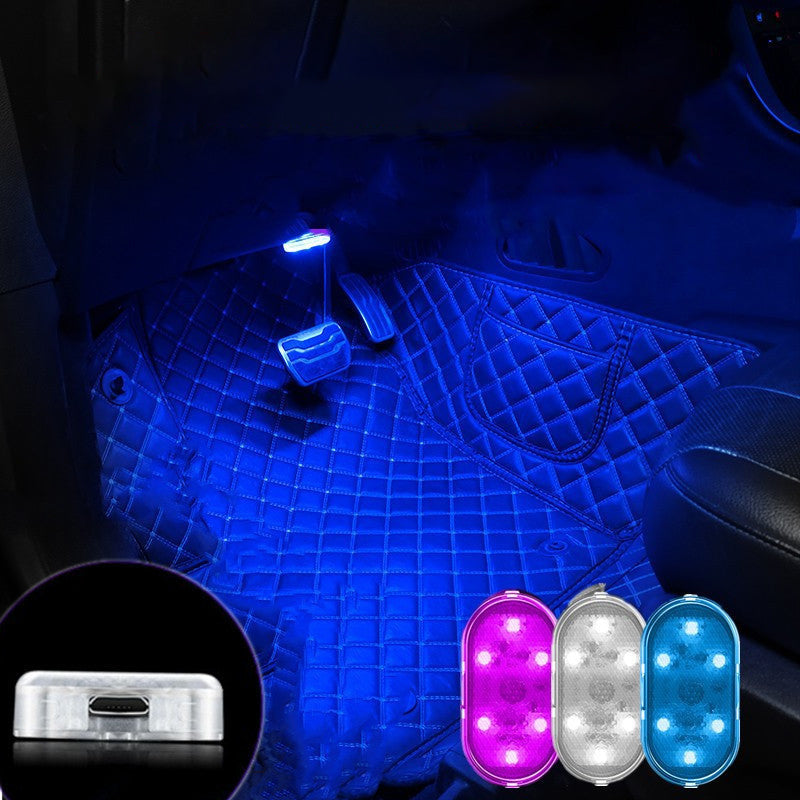 LED berøringsfølsomt dekorativt stemningslys for bilen