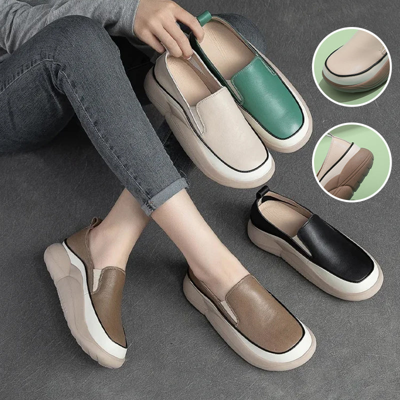 Plattform Colorblock Loafers