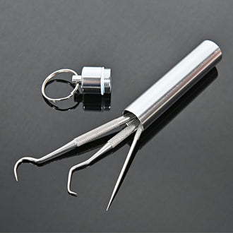 Tannpirker-sett i rustfritt stål