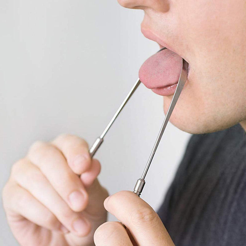 Bærbar tungeskraper