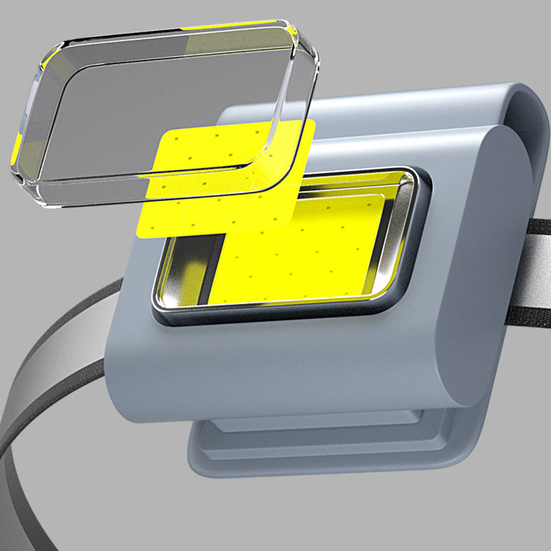 LED-lys med magnetisk klesklype