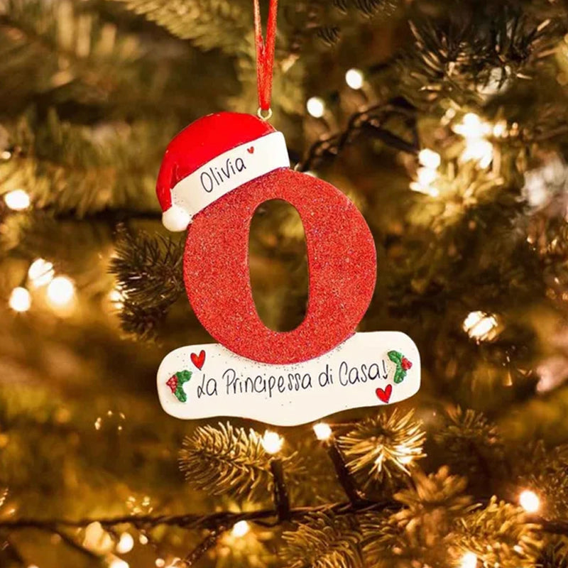 DIY Letters Christmas Hanging Ornaments