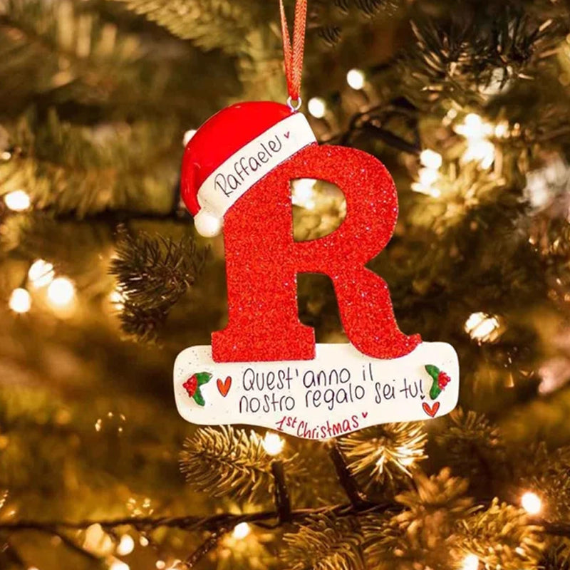 DIY Letters Christmas Hanging Ornaments