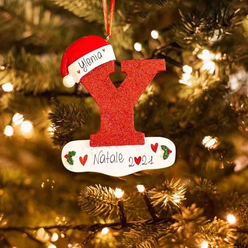 DIY Letters Christmas Hanging Ornaments