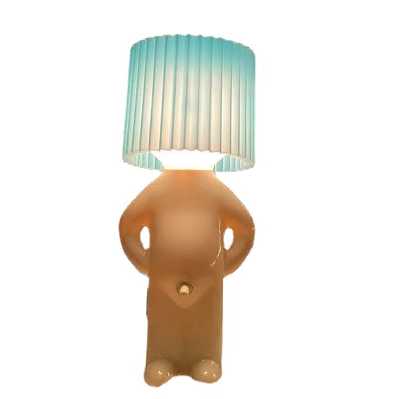 En liten sjenert mann Kreativ lampe