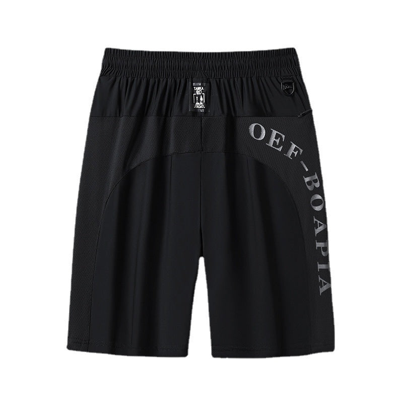 Sommerelastiske sportsshorts for menn