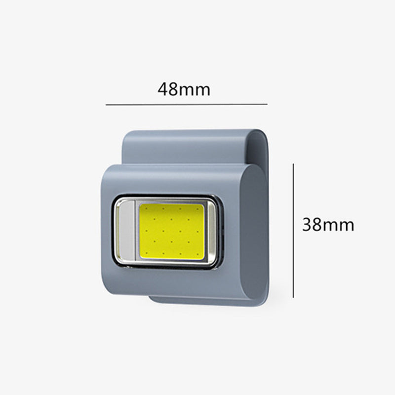 LED-lys med magnetisk klesklype