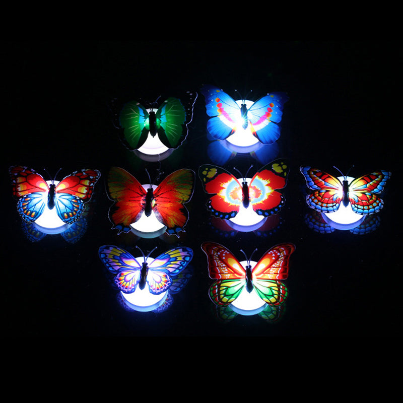 3D LED sommerfugldekorasjon nattlys