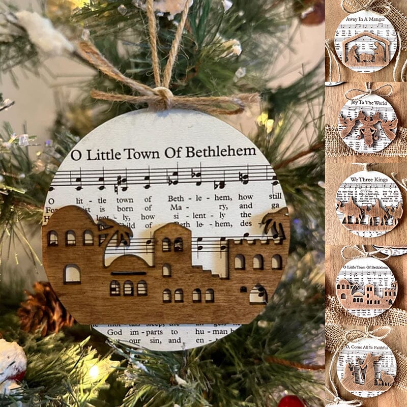 Musikkark Nativity Ornament