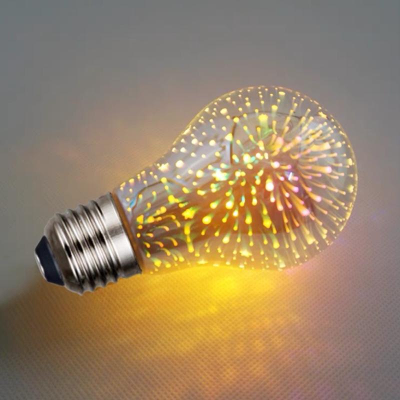 3D Fyrverkeri Dekorative LED-pærer