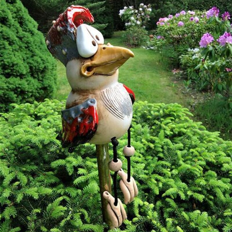 Harpiks kylling hage ornament